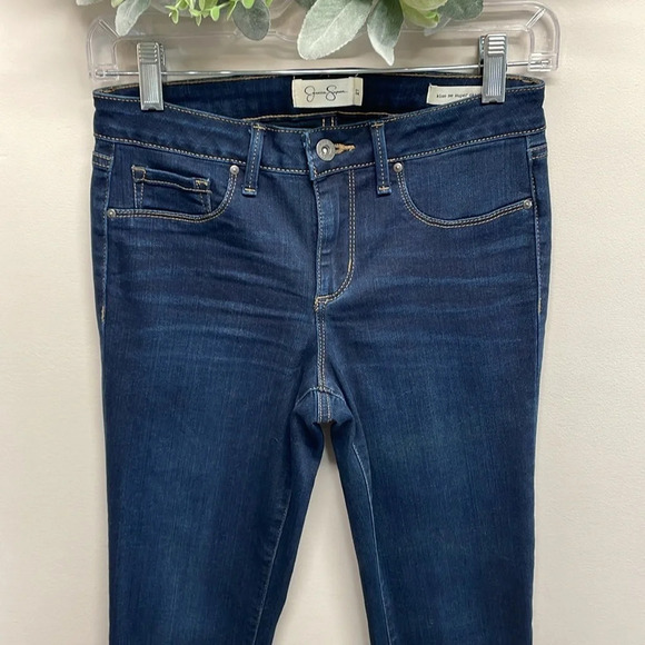 Jessica Simpson Kiss Me Super Skinny Jeans Dark Wash Denim 27 - Picture 2 of 16